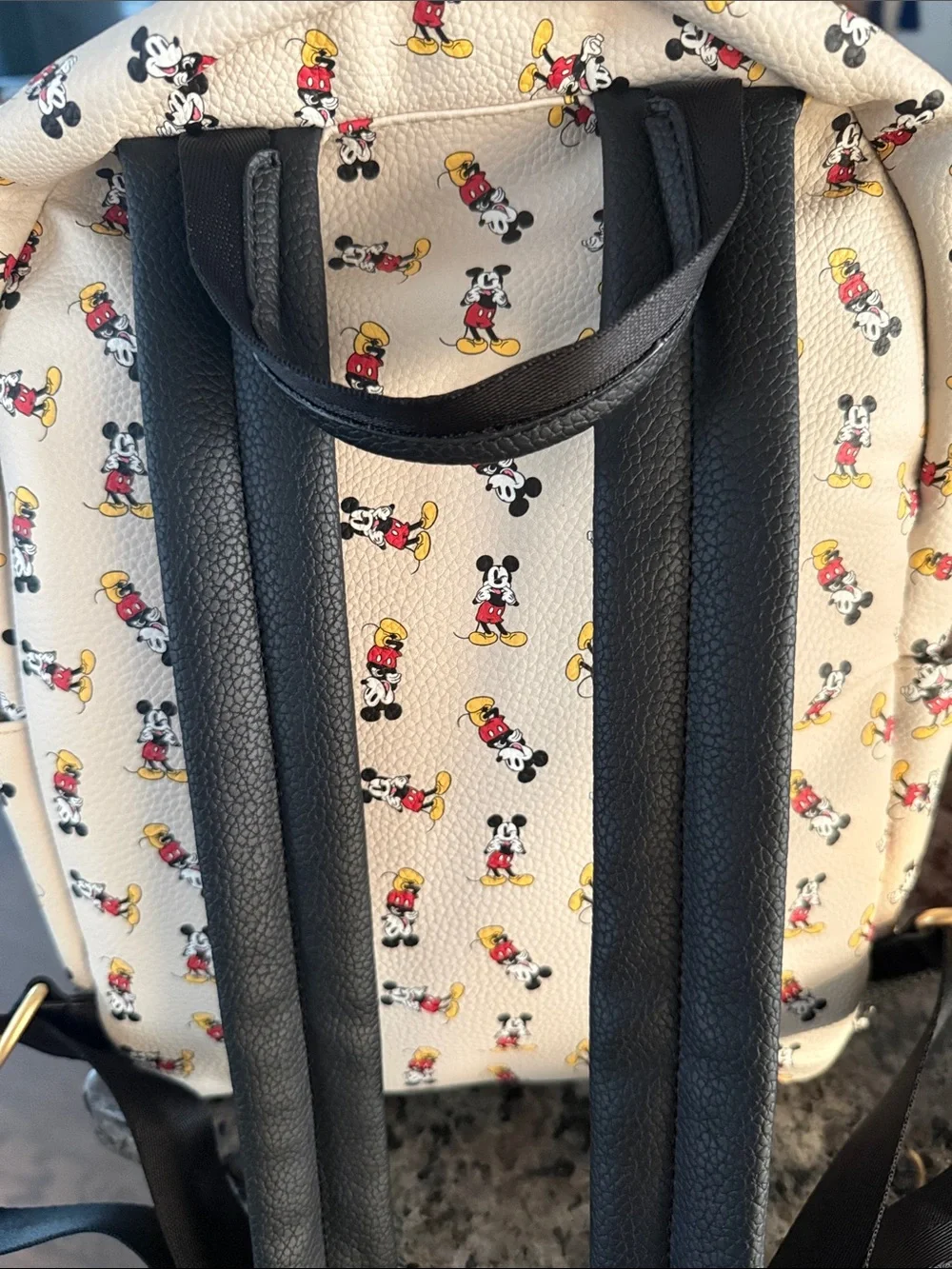 Freshly Picked Cream Disney Baby Mickey Mouse AOP “Mini Classic City Backpack”